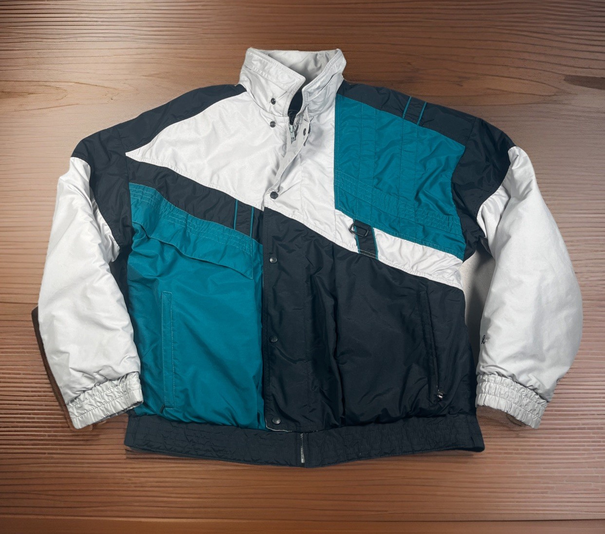 VTG Robbe Ski Wear Jacket Men M-L Full Zip/Snap/Pockets Thinsulate 90’s USA Made