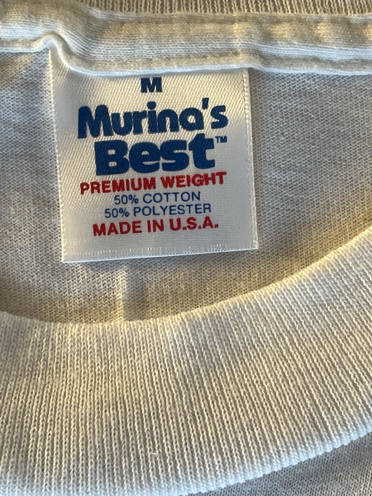 VTG 80/90’s Murina Single Stitch Long Sleeve Angel Fish Florida T’shirt Womens M