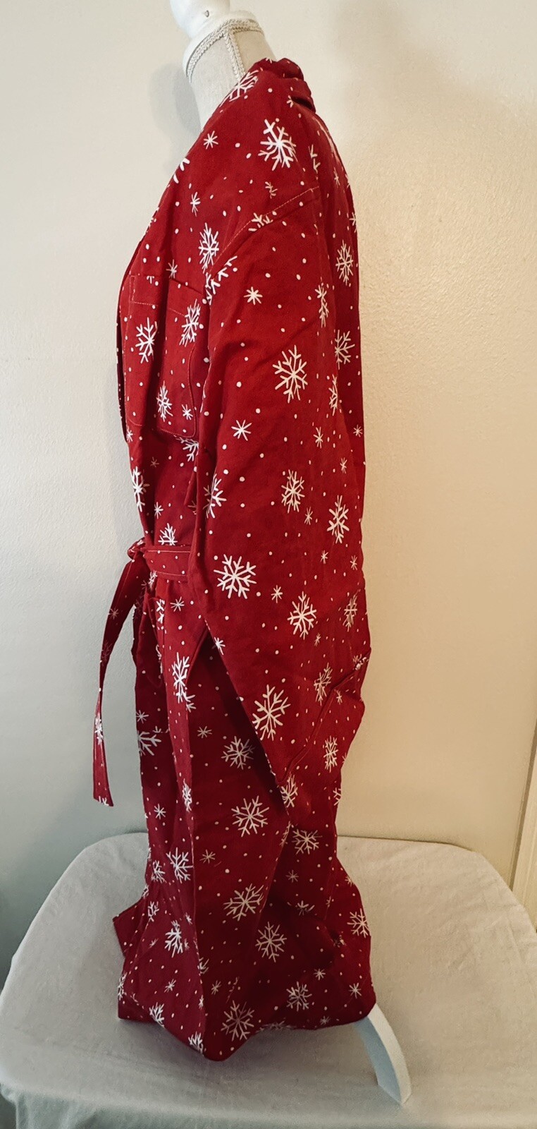 VTG 80’s Christmas The Company Store Pajama Robe Size Large Women