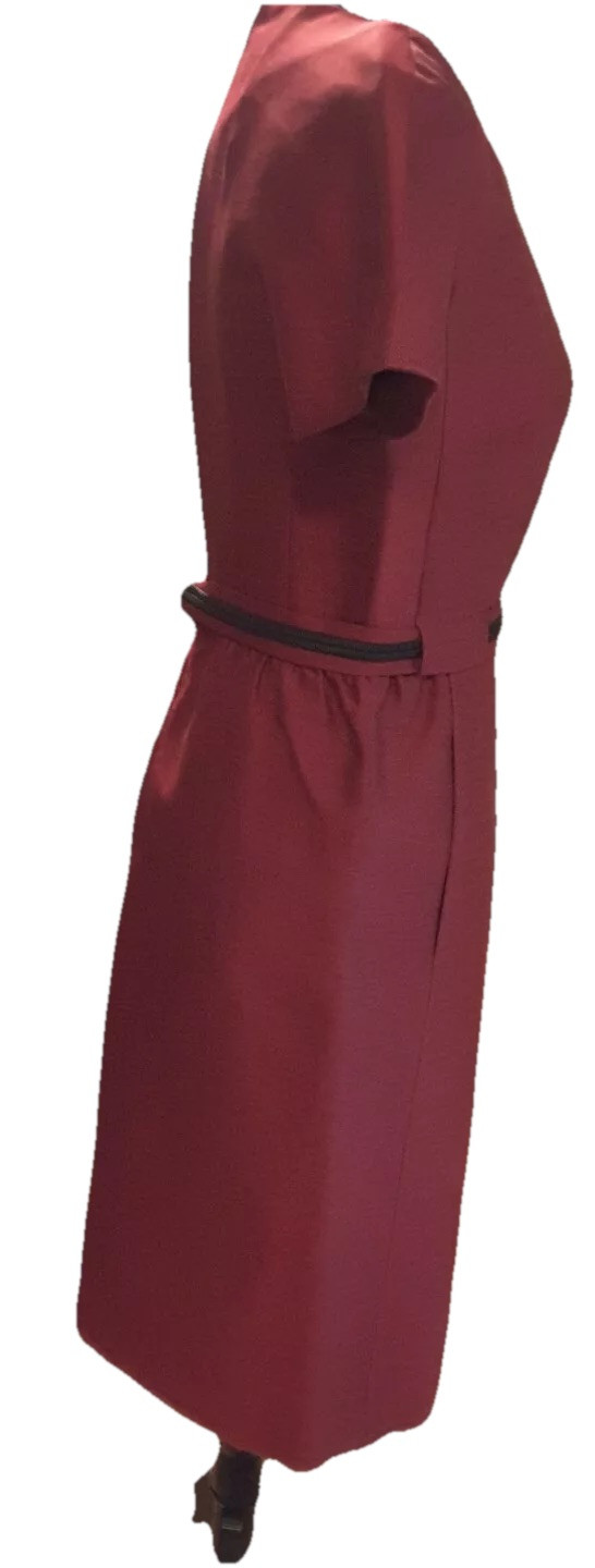 Red Vintage Dress By Mollie Parnis New York 5th Avenue