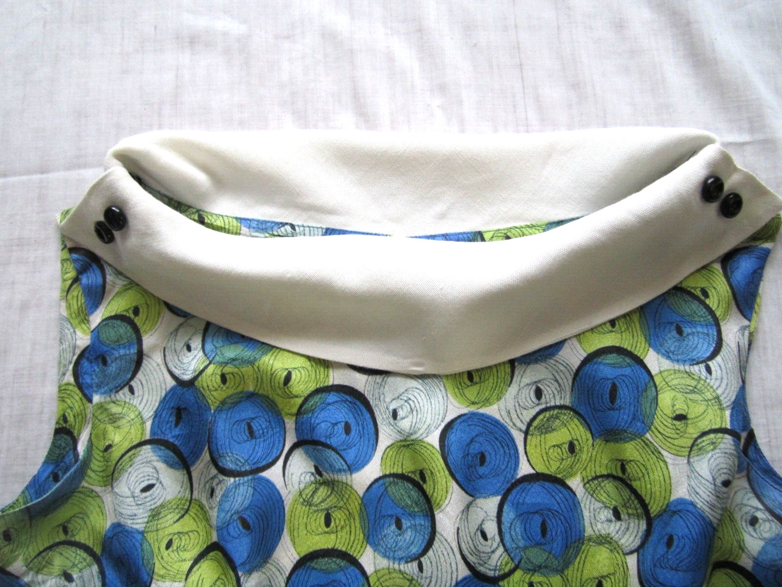 Vintage 40s Dress Costume Junior Fashion by Carole King Swing Skirt Boat Collar