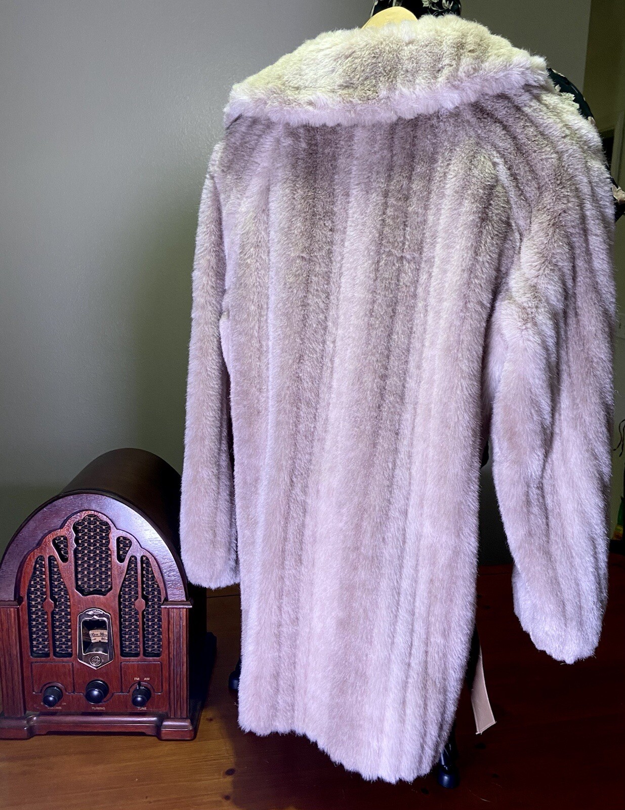 Jacques Saint Laurent Vintage 1969 Women’s Faux Fur Coat