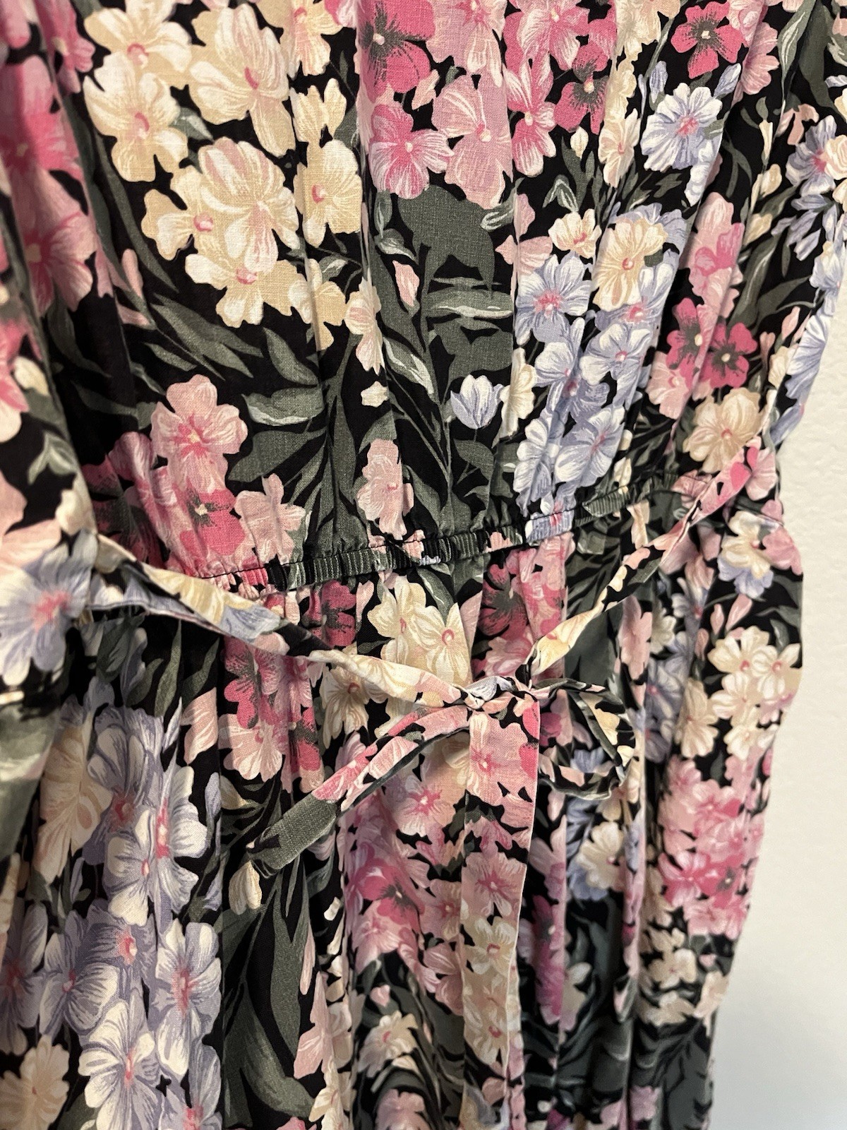 Vintage Walden Classics Dress Womens S Pink Floral Sleeveless Cottagecore Cotton