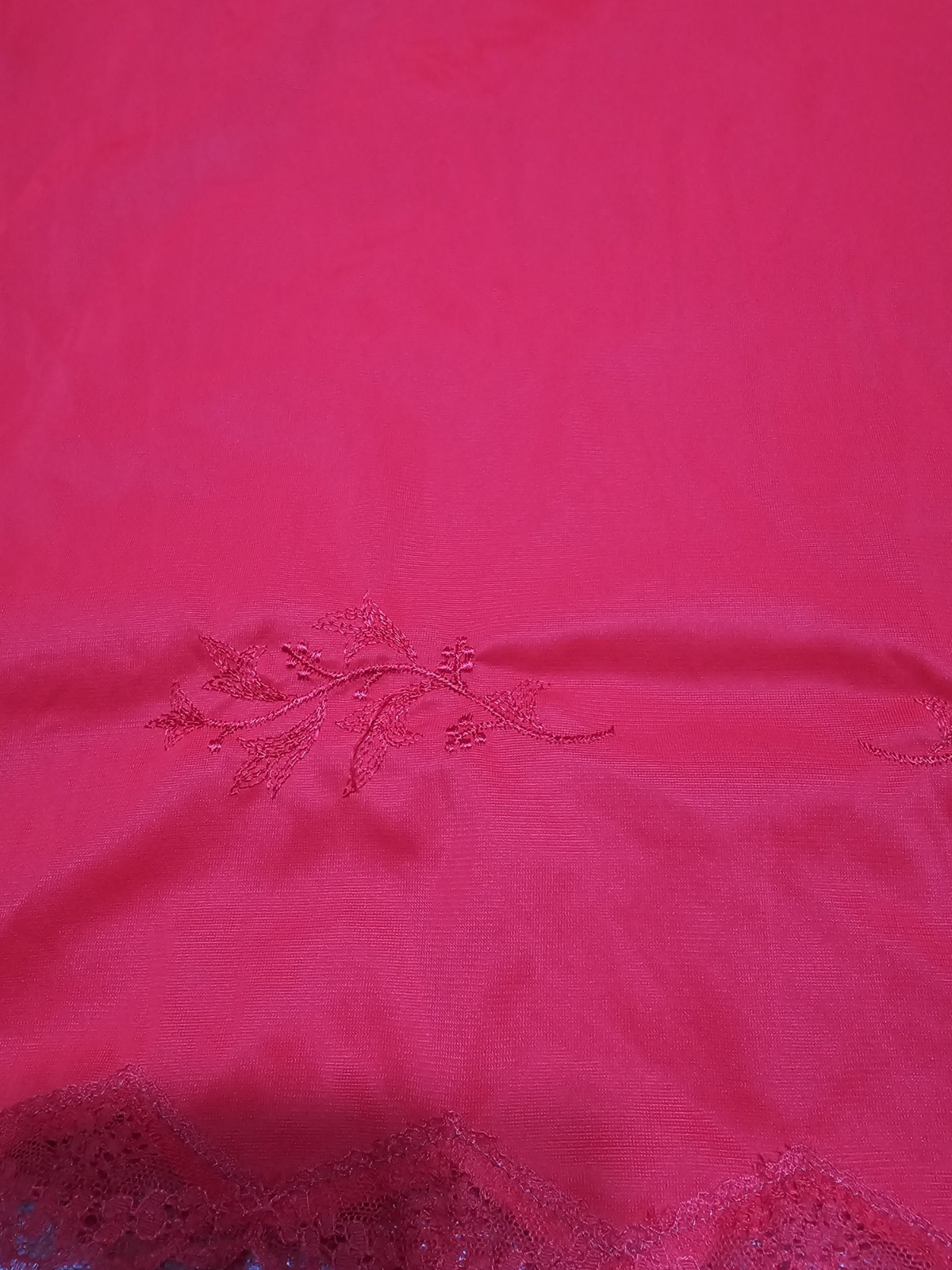 Vintage Charmode Red Half Slip Size Medium