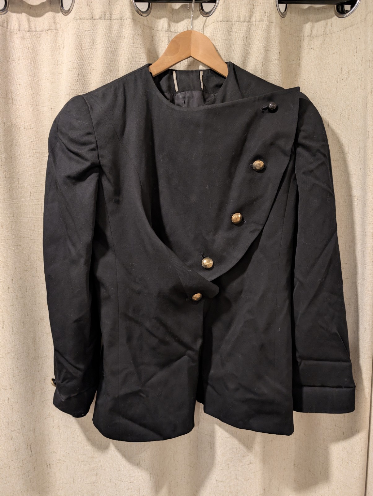 Vintage Carolyne Roehm Asymmetrical Blazer Jacket Women’s Size 12