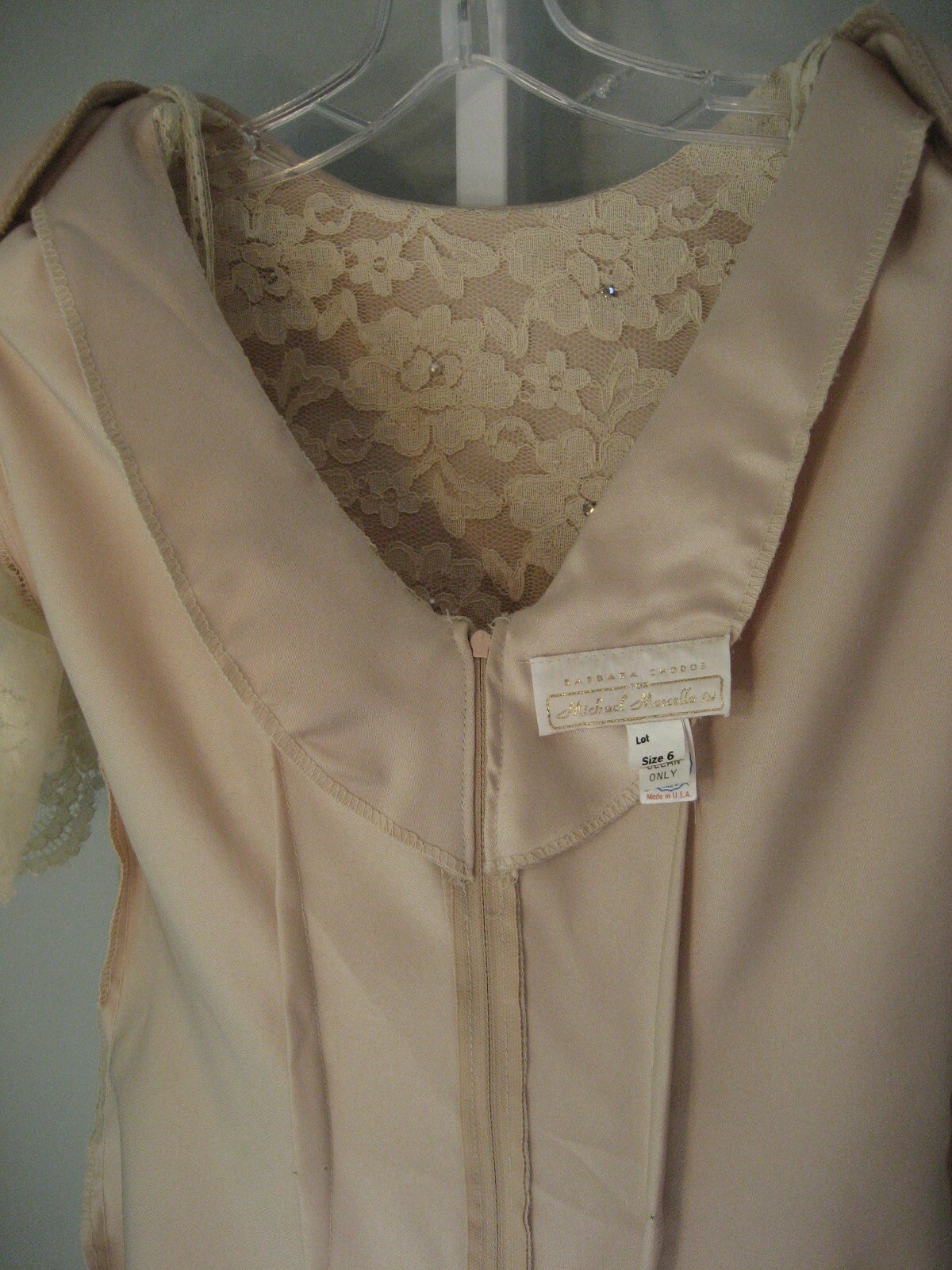 Vintage Barbara Chodos Michael Marcella Ltd Sz 6 Wedding, Mother of B/G EC