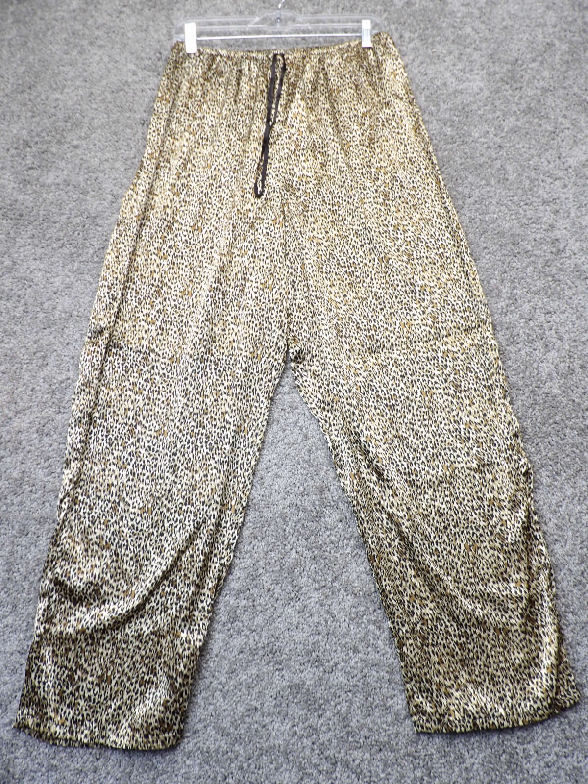 Vtg INNER MOST Womens 2 Piece Pajama Set Y2K Animal Print Long Pant PJ’s L/XL
