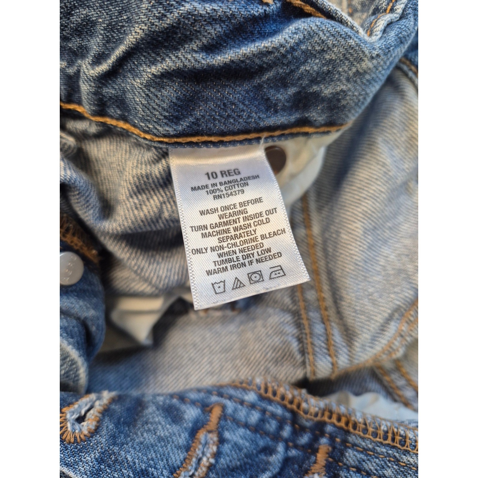 Aeropostale Womens 90s Baggy Jeans 10 Reg 29×30 Y2K Distressed Denim
