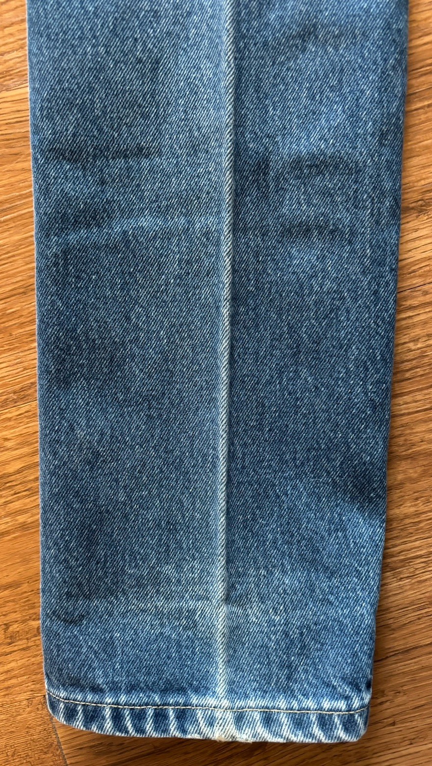 Vintage Union Made Women’s LEE High Waisted Med Wash Straight Sz Jr 5 1970s-80s