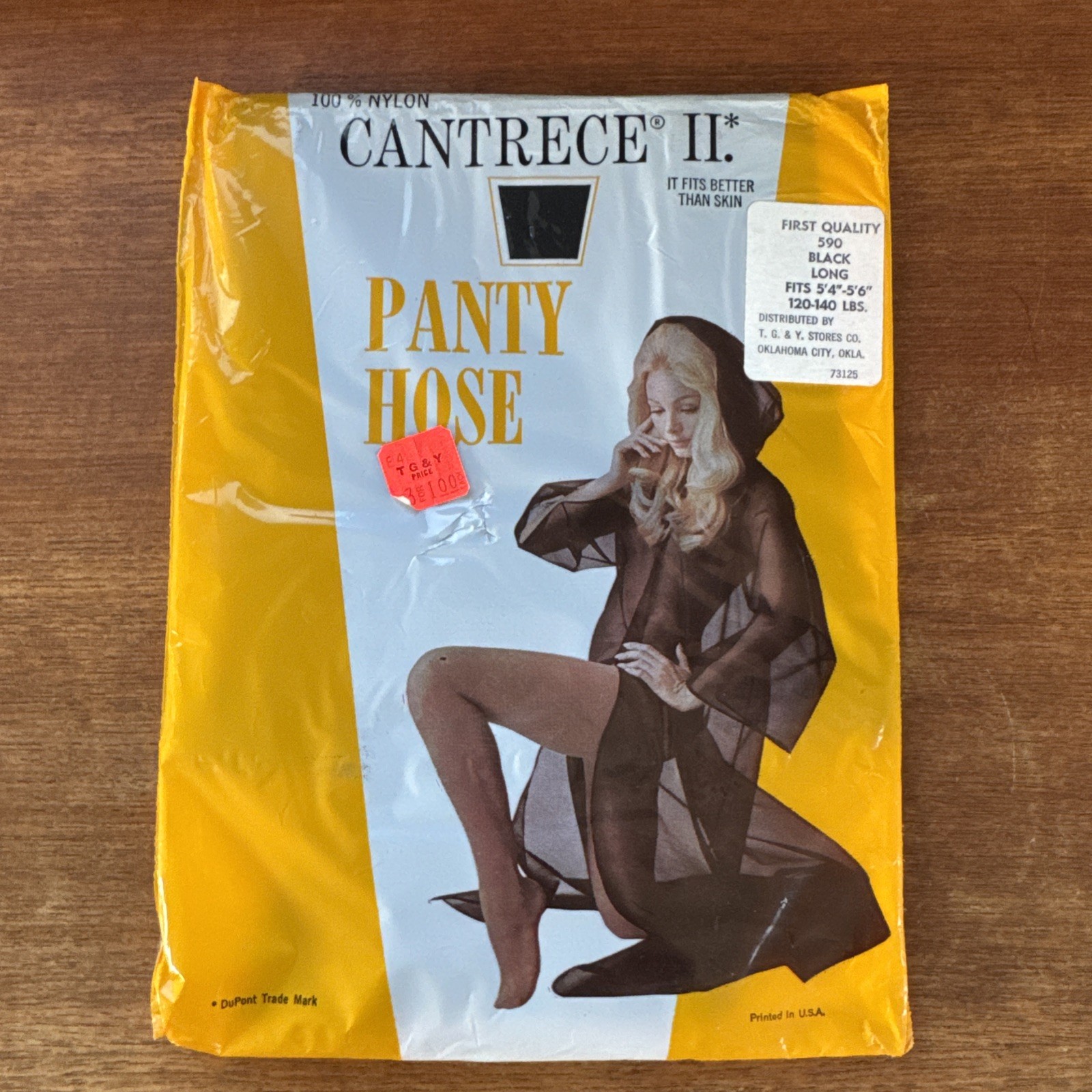 Canrece II Panty Hose by Dupont 100% Nylon NOS Vintage 1970s