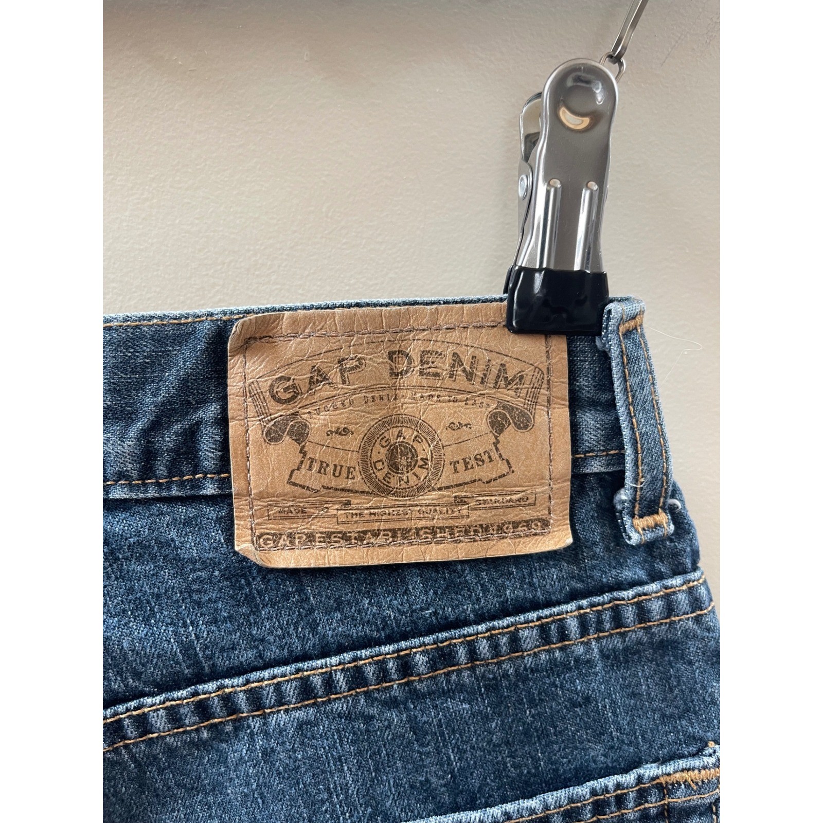 Gap Denim Jean Shorts Women’s 4 Blue Vintage Loose Fit Button Fly Made in USA