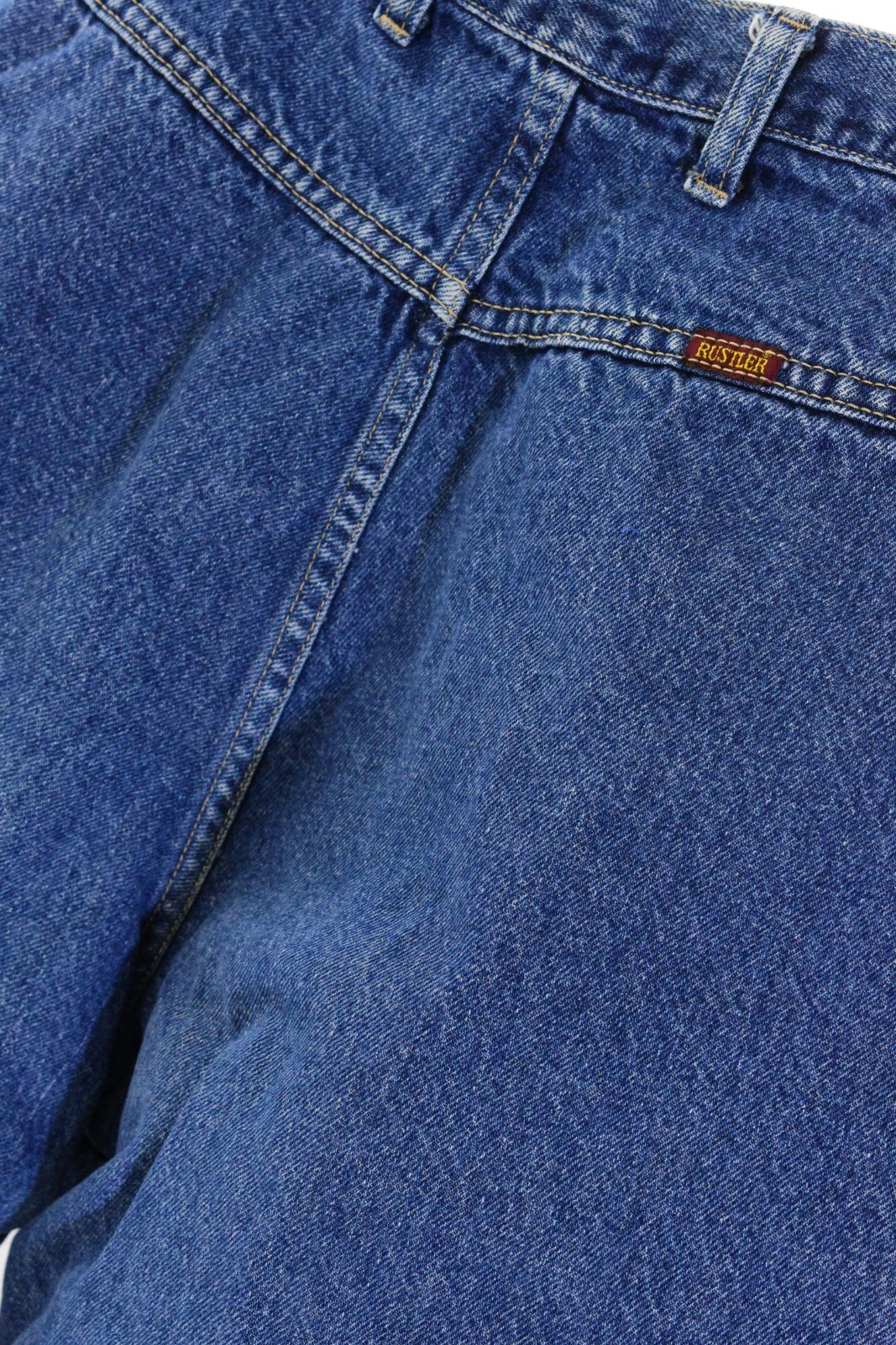 80s Vintage Dark Wash High Rise Pleated Tapered Leg Blue Denim Jeans Size 10