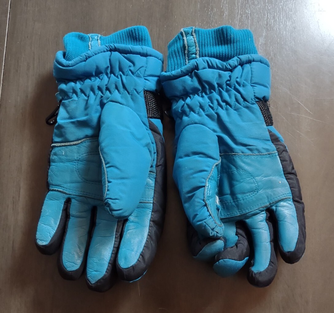VTG Columbia Bugaboo 3-n-1 Ski Jacket & Pant Set w/ Gloves TealPurpleBlack Sz L