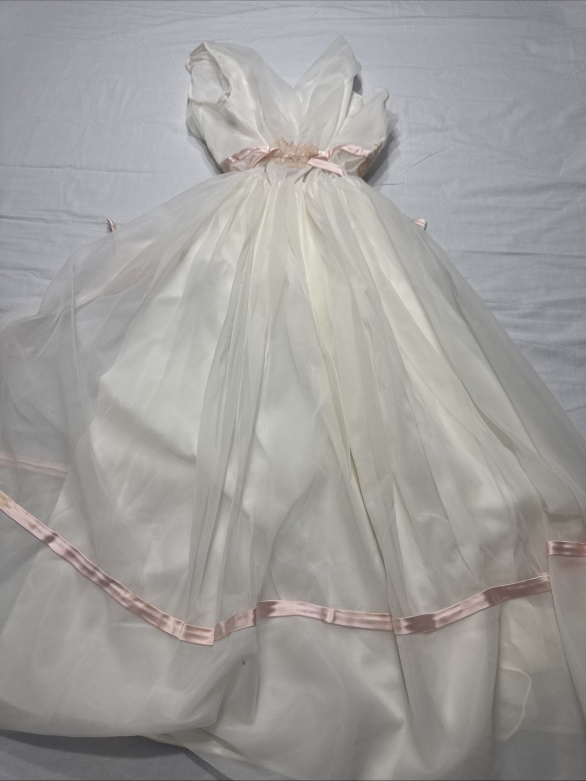 Vintage 1950s Eyeful by the Flaums Sheer Chiffon Nightgown