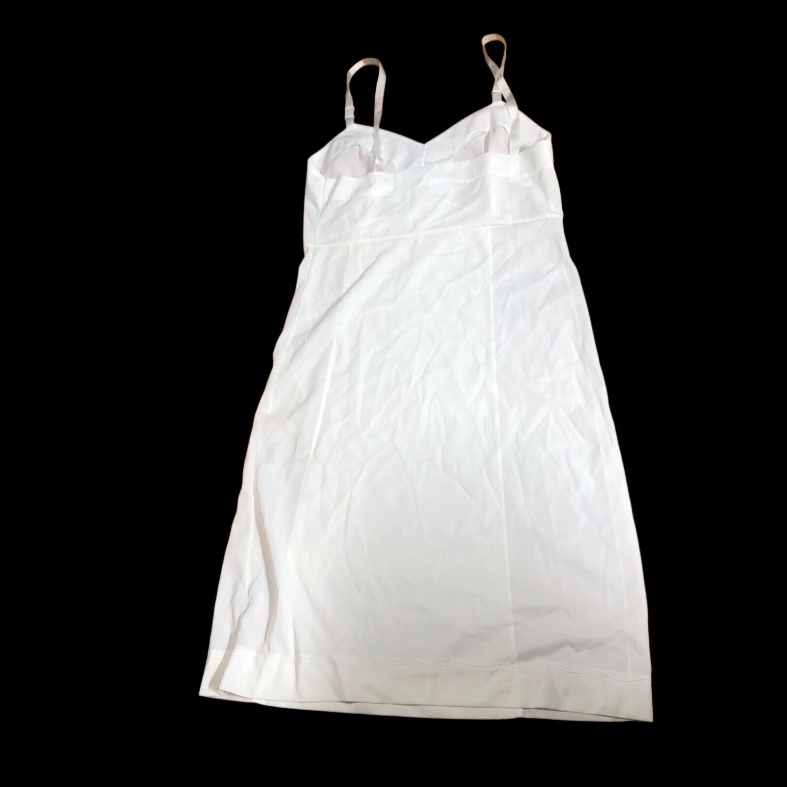 Vintage Slipperfection Off White Full Slip Sz 26 Chest 1980’s Dress in US