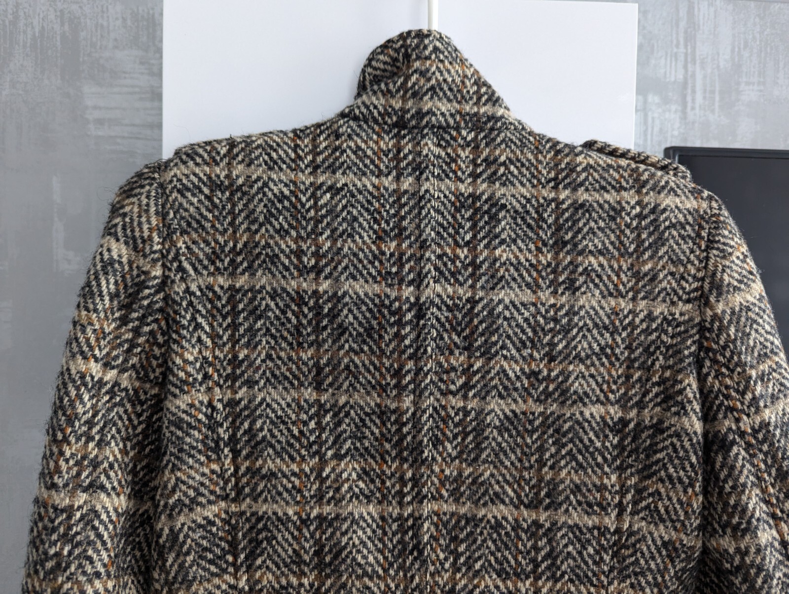 Dolce & Gabbana Wool Mohair Alpaca Short Coat Collar Double-Breasted Jacket 40 S