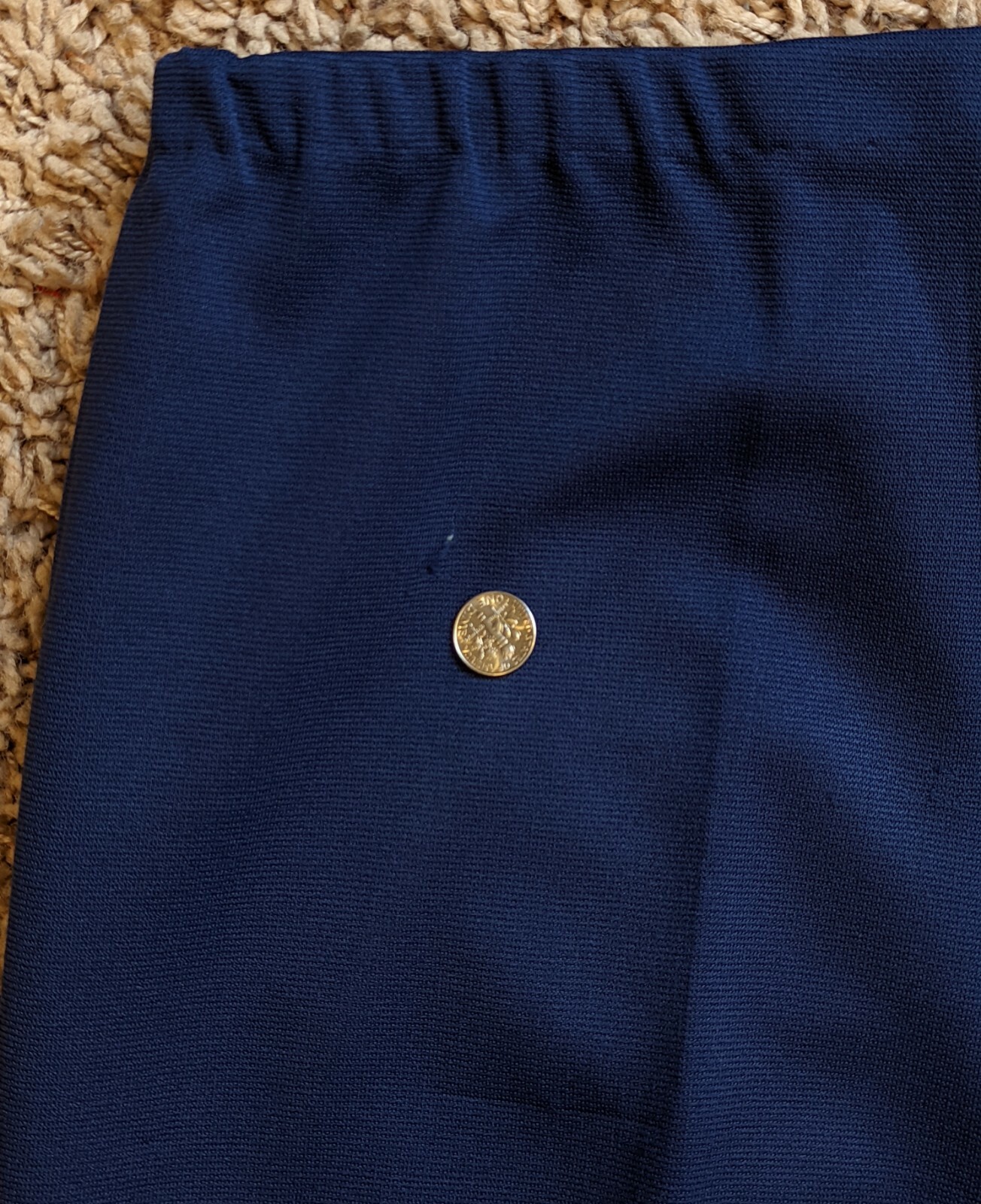 Vintage 70s JC Penny Fashions Leisure Suit Bell Bottom Hippy Retro Blues Sz 12