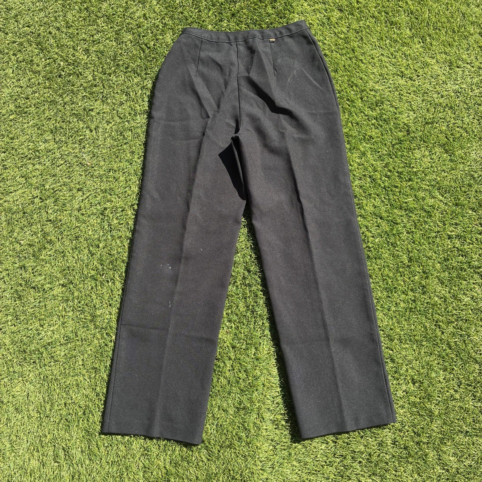 Vintage Levi’s Black Straight Leg Trousers 27×30
