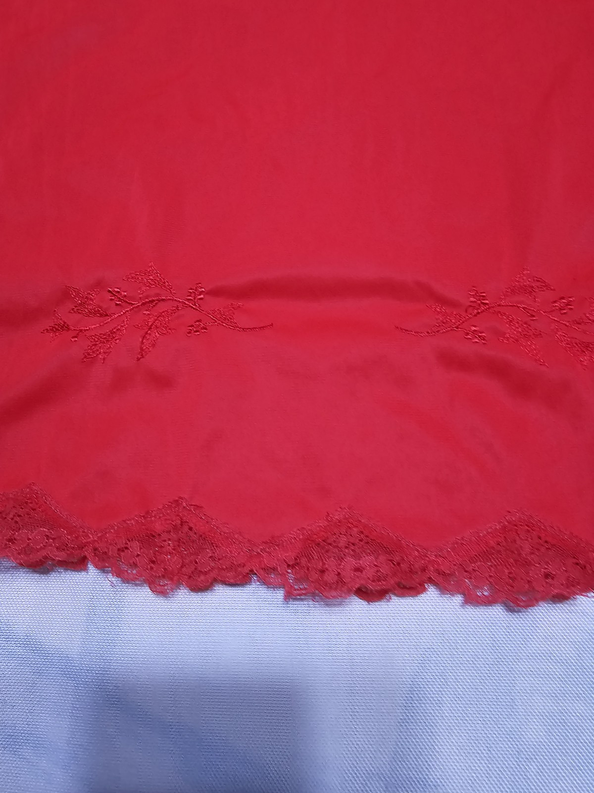 Vintage Charmode Red Half Slip Size Medium