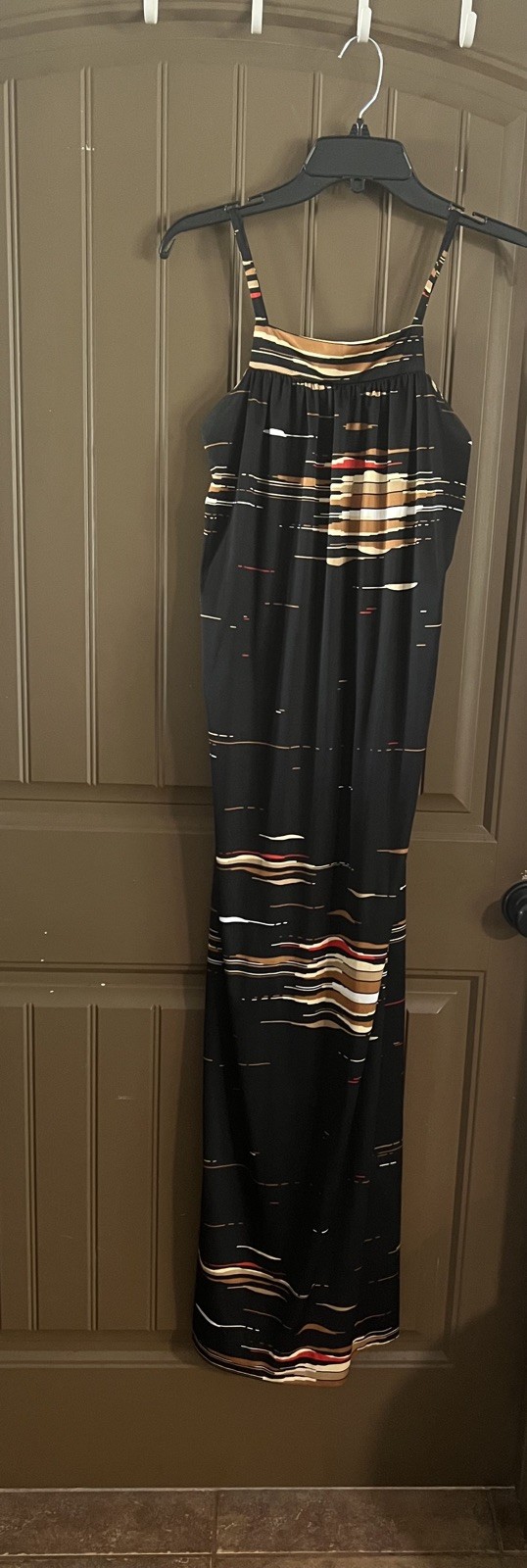 Vintage Liberty House Hawaii Maxi Dress Size 9 Frim the 70’S Black