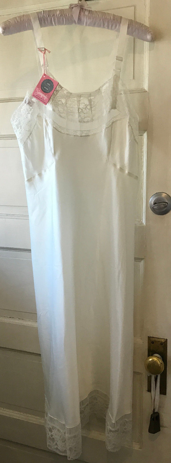 NOS NWT True Vintage Seamprufe Full Slip White Paper Tag 34