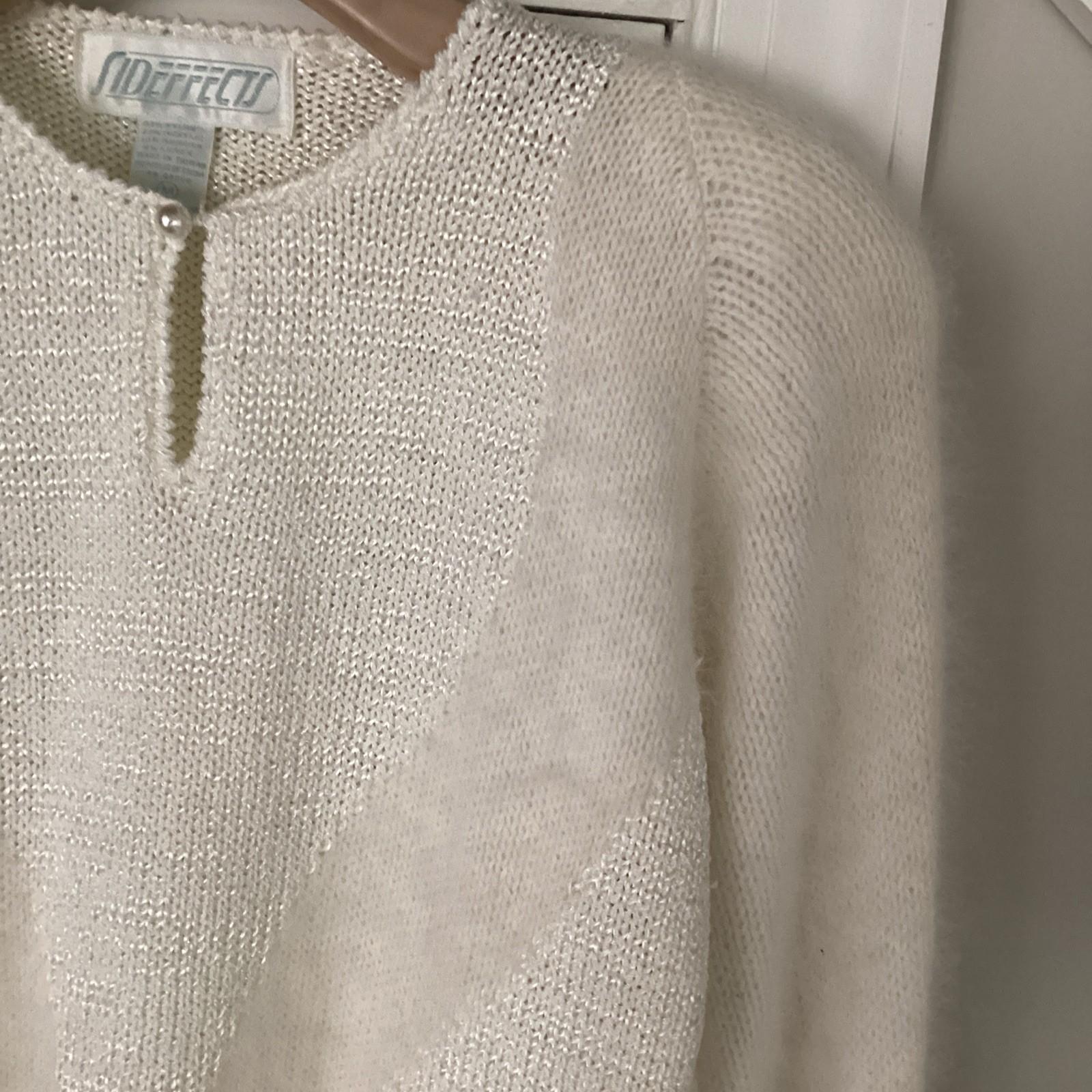 EUC Vintage 80’s Side Effects Fuzzy Angora Blend Ski Lodge Sweater Retro Sz M