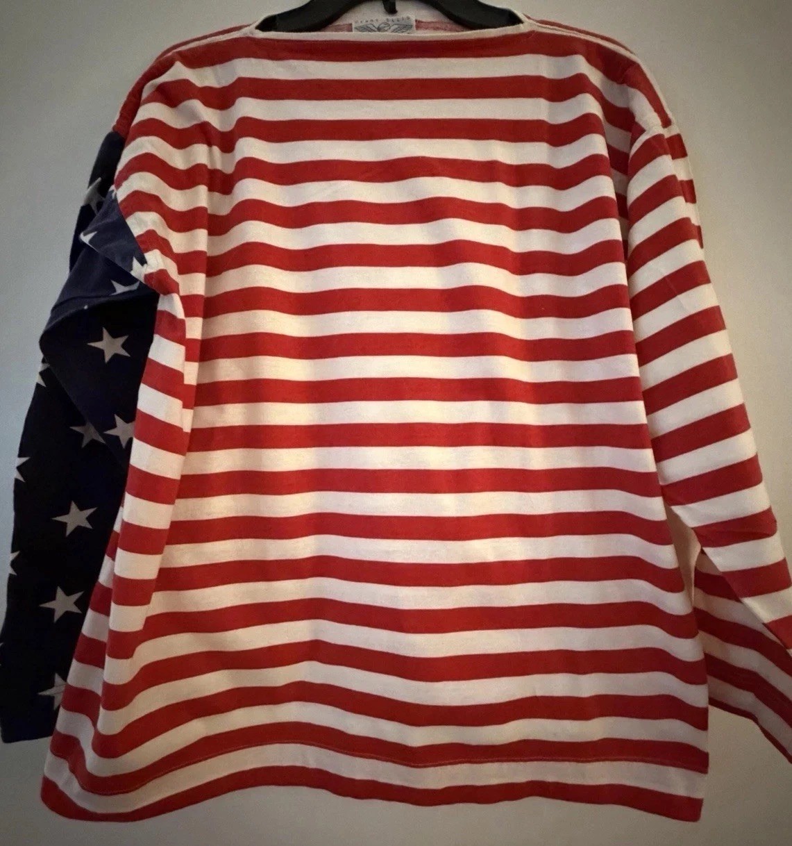 Rare 1980’s PerryEllis Women’s Stars&Stripes Shirt Highly Sought SZM May Fit L
