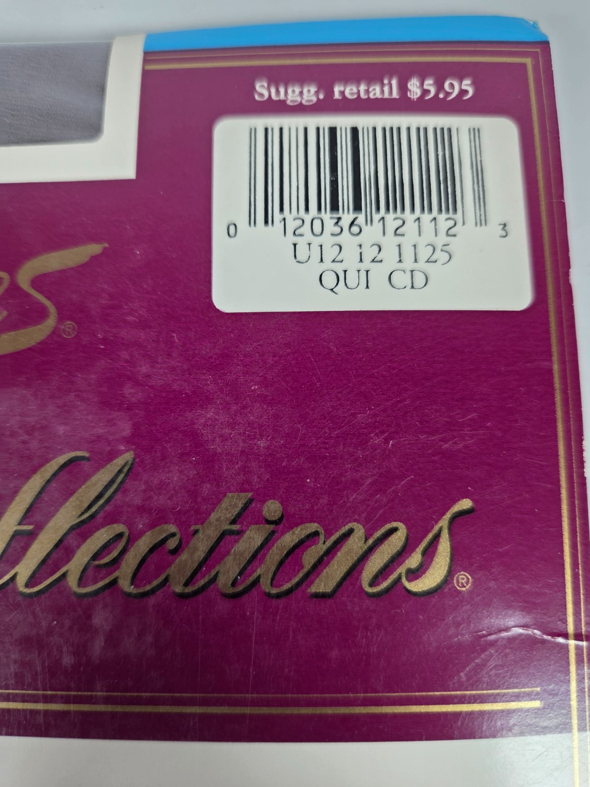 Hanes Silk Reflections Sheer Pantyhose Sz CD Quicksilver CT Sandlefoot #717