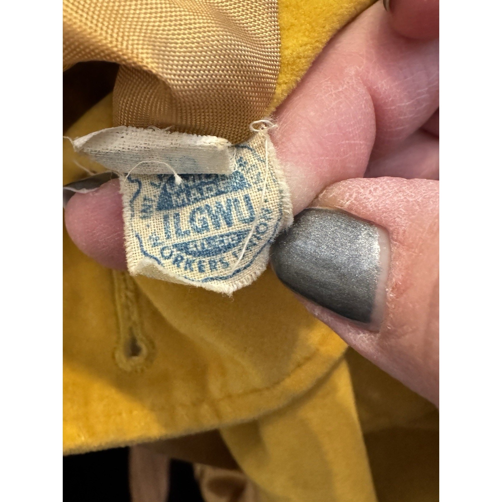 Vintage Heeksuede Blazer Golden Yellow Sz 16 Union Made Old Money Academia