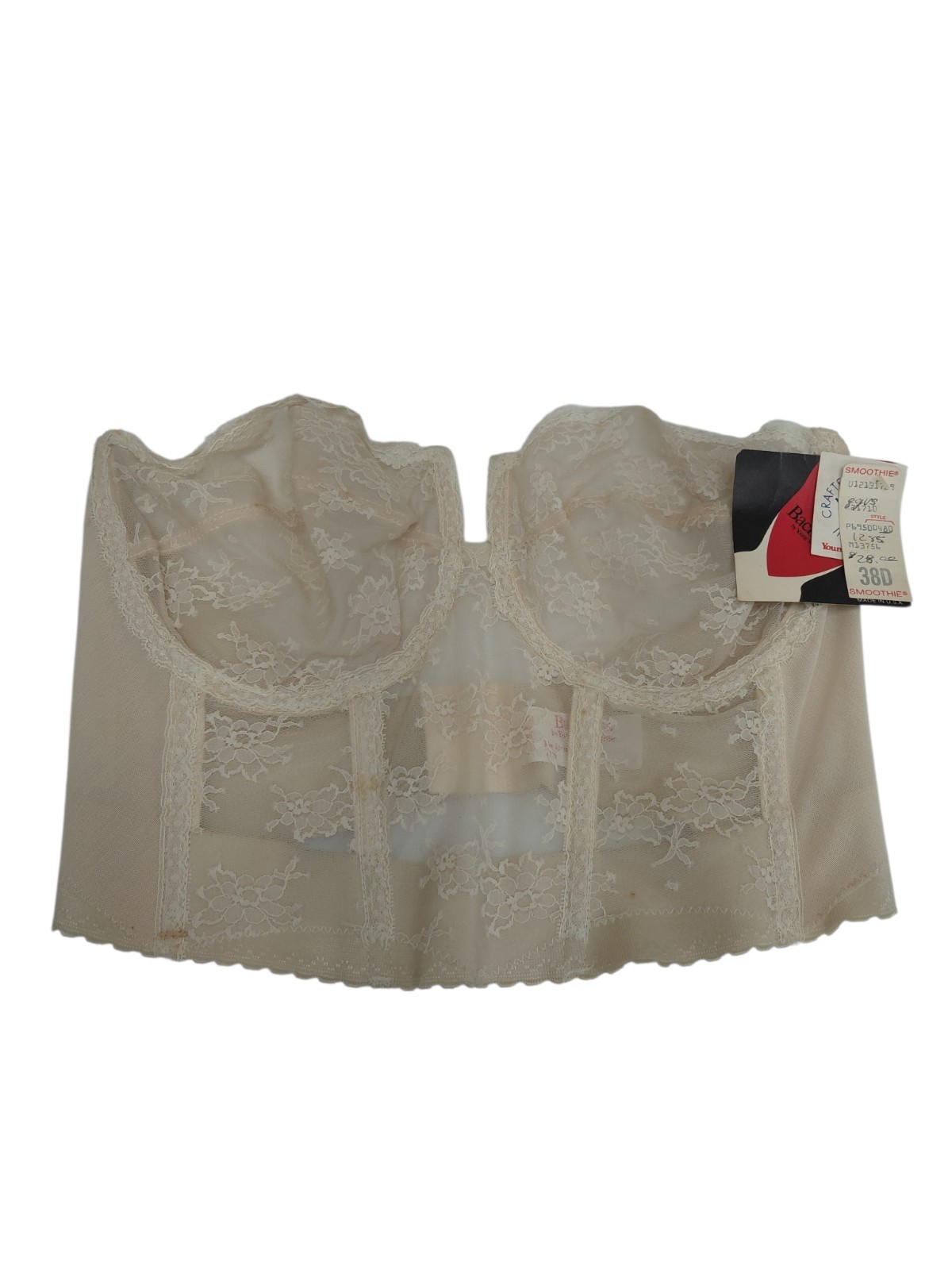 Vintage Backless By Young Smoothie Corset Size 38D