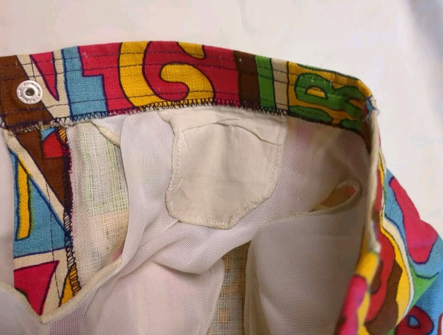 1960s Deadstock Robert Bruce Grubb Surf Shorts Pop Art Hippie Shorts Swim AAA+!