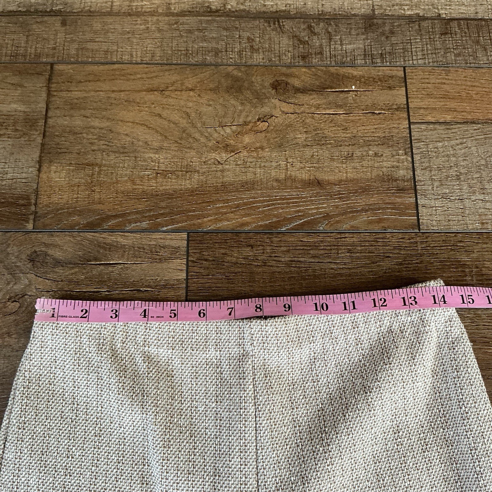 VINTAGE KoKoKnits California Pant Suit Womens 10 Tan Houndstooth USA Set #45C8