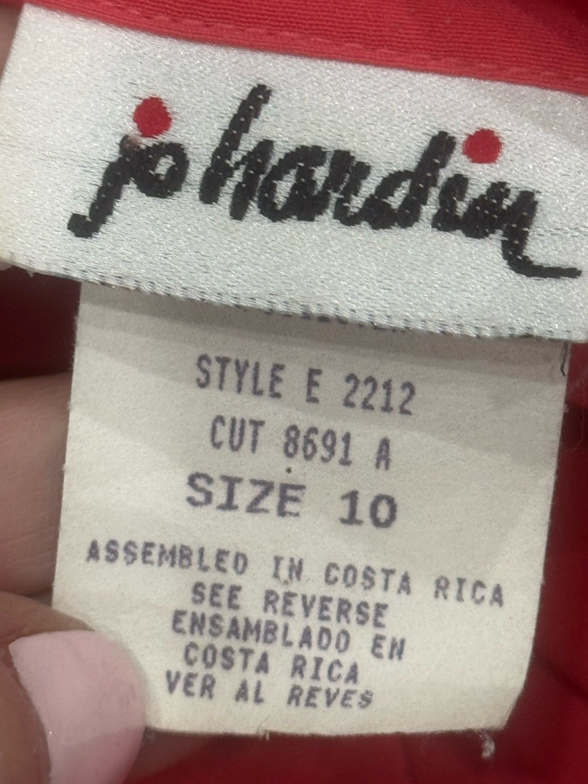 Vintage Jo Hardin Colorful Shirt Multicolor Women’s Size 10 Kidcore
