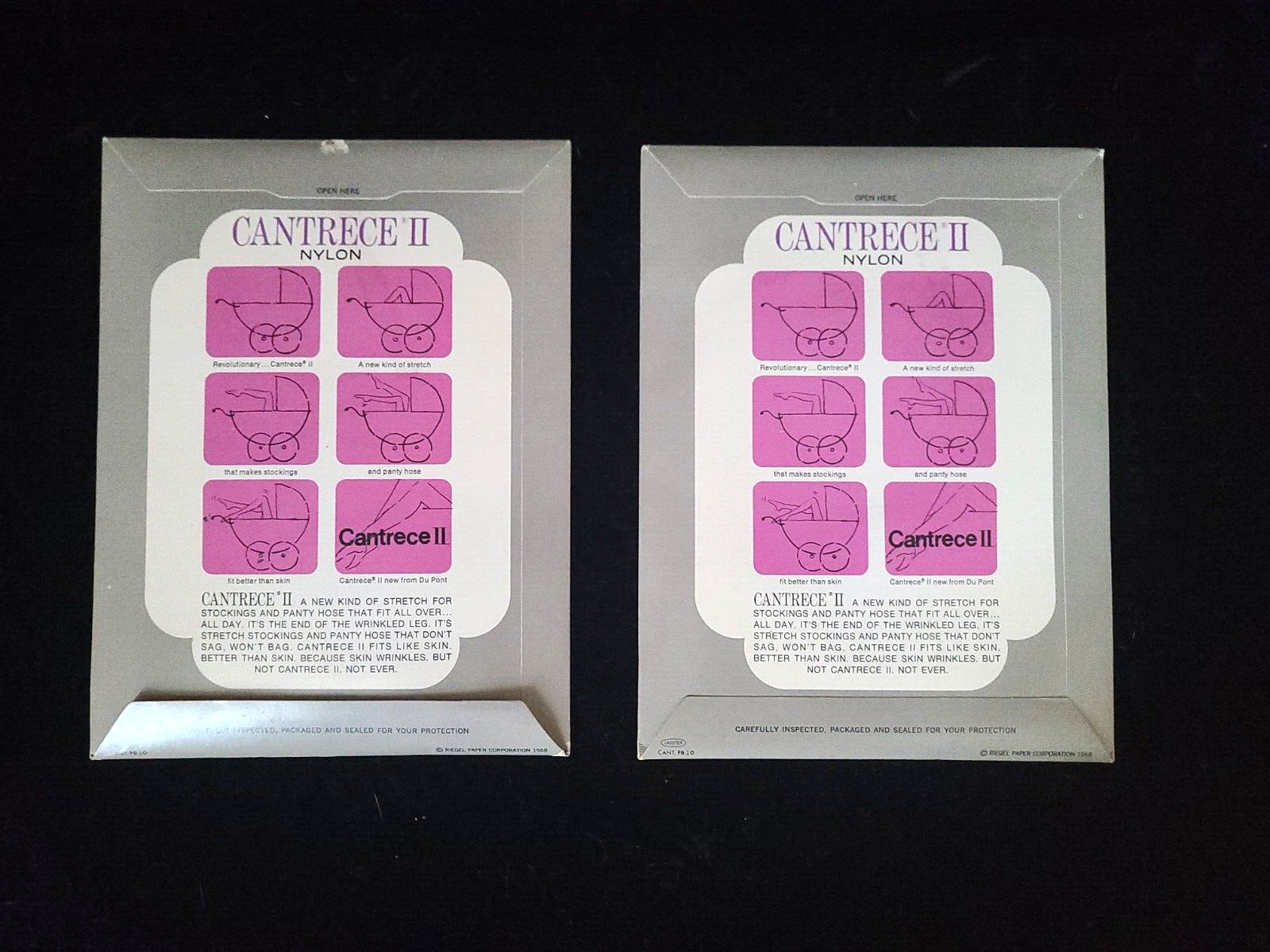 Vintage Cantrece II Nylon Stockings Size C Coffee Taupe Twilite 5 Pairs