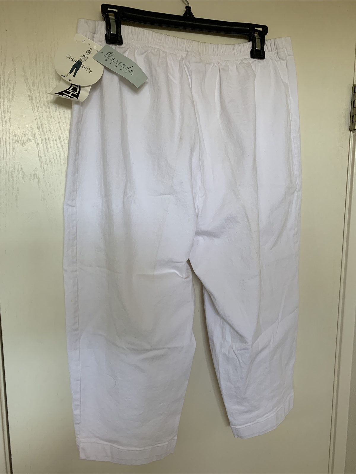 Cascade Blues 3 Pairs Elastic Waist Capri Pants VTG Denim Women’s Jeans Size L