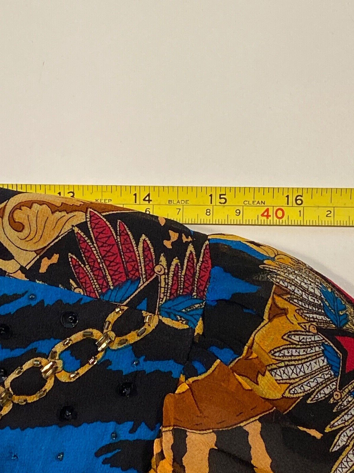 Vintage Diane Freis Women Blouse M/L Silk Bead Sequin Retro Chic Glam Festive