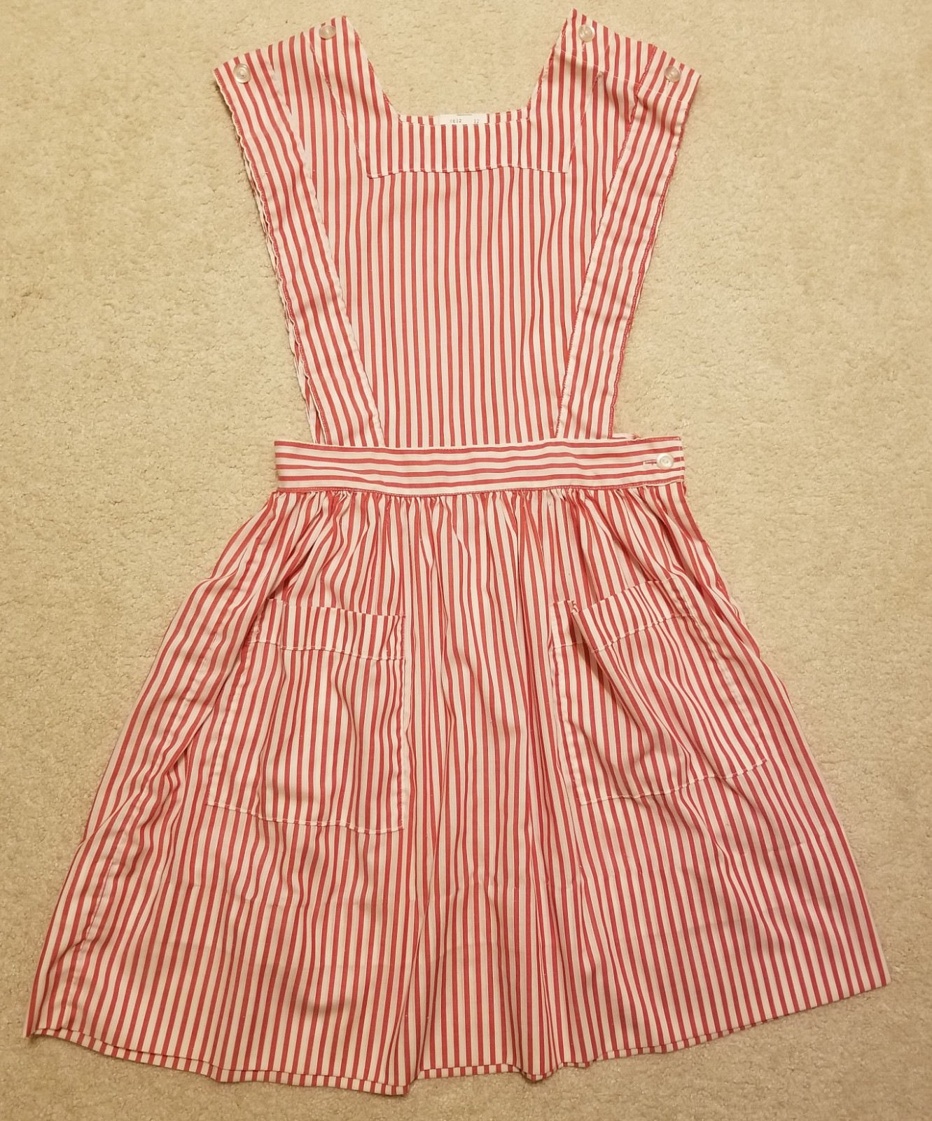 Vintage Candy Striper Classic Uniform Size 12