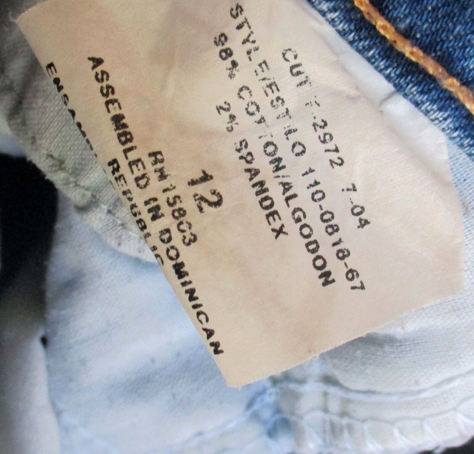12 32×32 Zena Denim Jeans Arrowhead Loops Rancher Wife Vtg 80s ZENA INDIGO