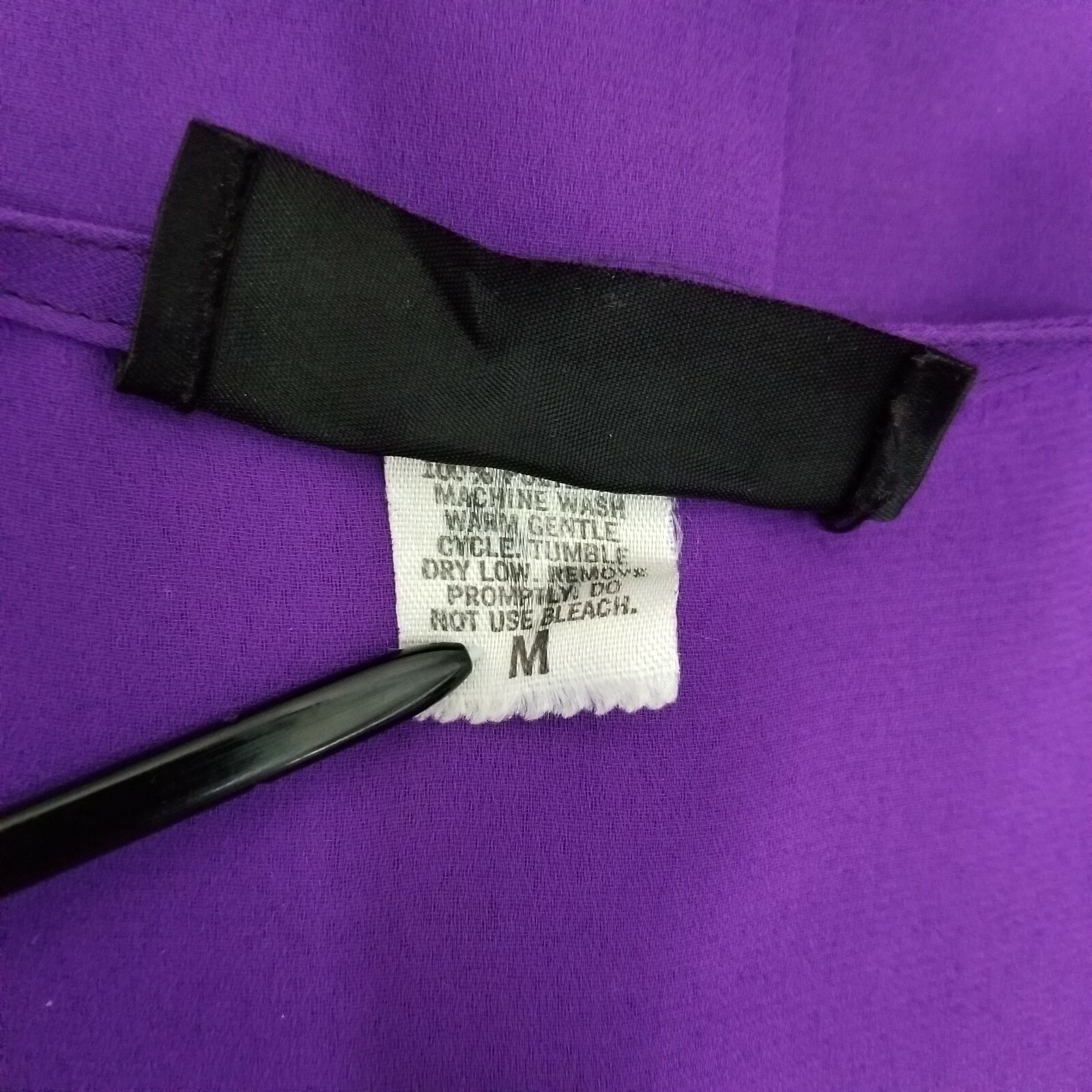 Vintage Brasseur of California Purple Sheer Midi Dress Belted Boho Glam Size M