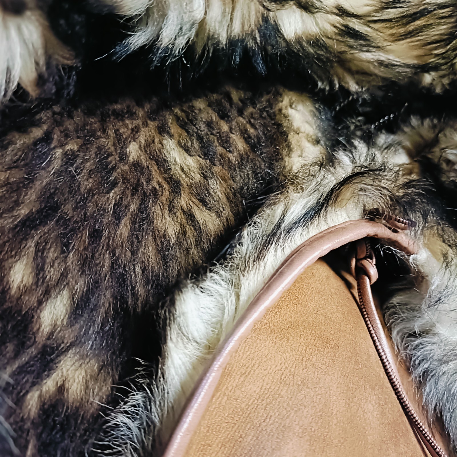 0815 Vintage Real Sheepskin sheep Fur Mouton Mongolian Coat Women