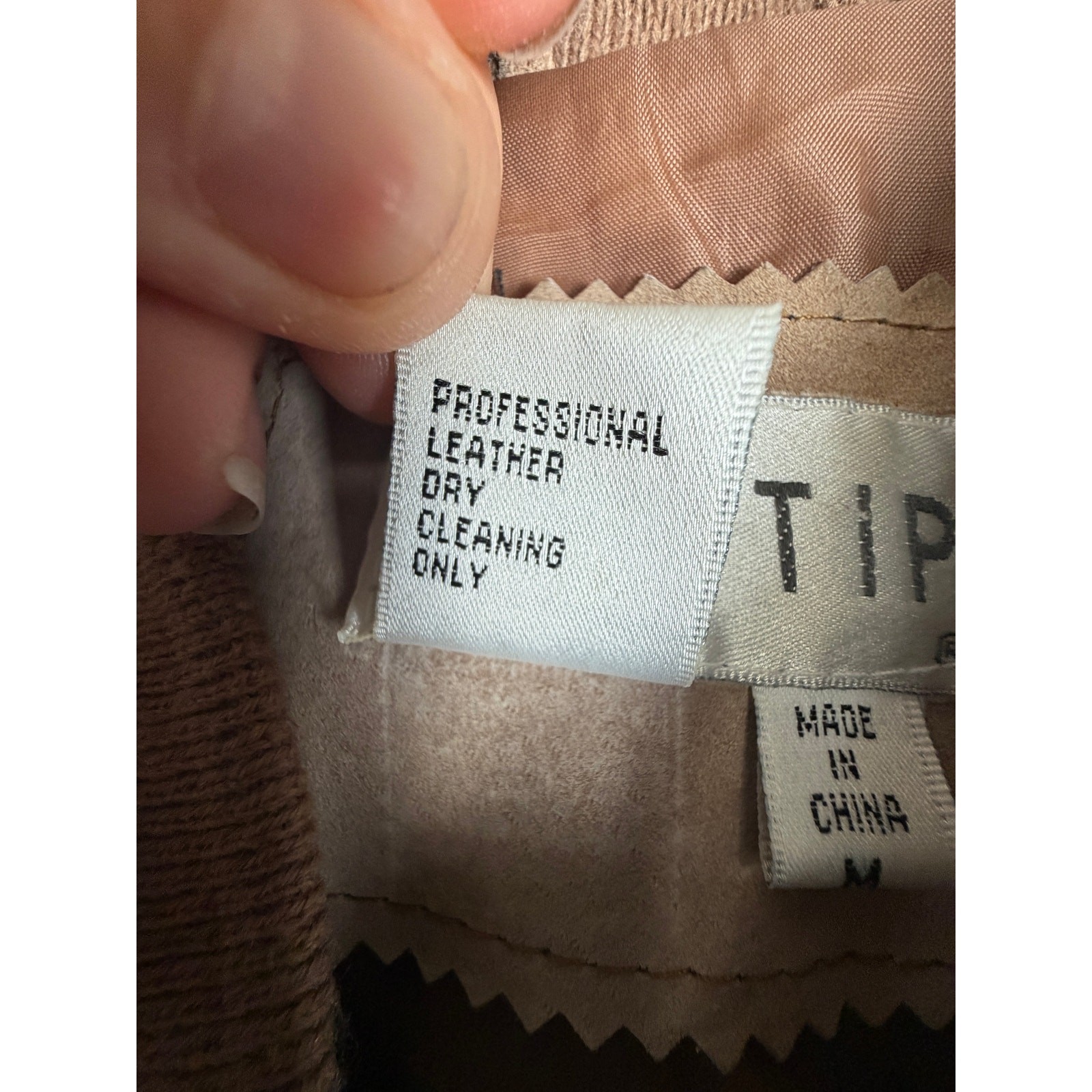 Vintage 90s Suede Leather Bomber Jacket Tan Camel Flight Coat Acetip Unisex