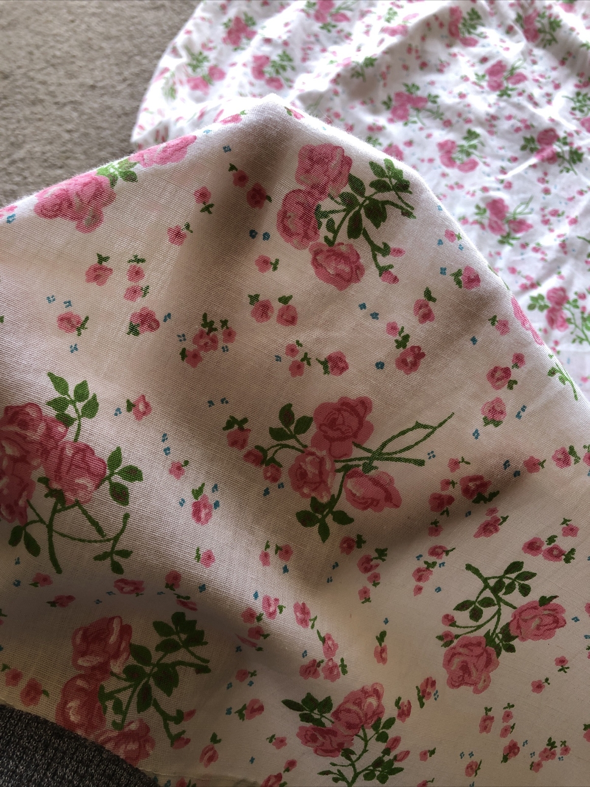 Vintage Trivia Charm Of Hollywood Prairie Dress Floral Roses White Cottagegore