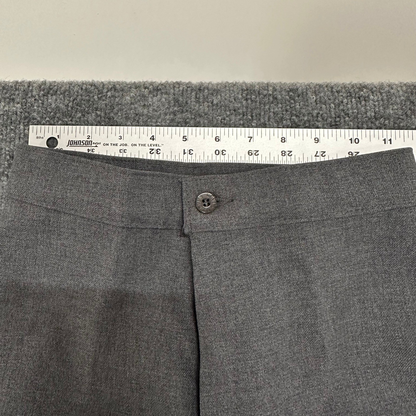 Levi Strauss Trousers Womens Size 22 Gray Wide Leg High Waisted Pleated Vintage