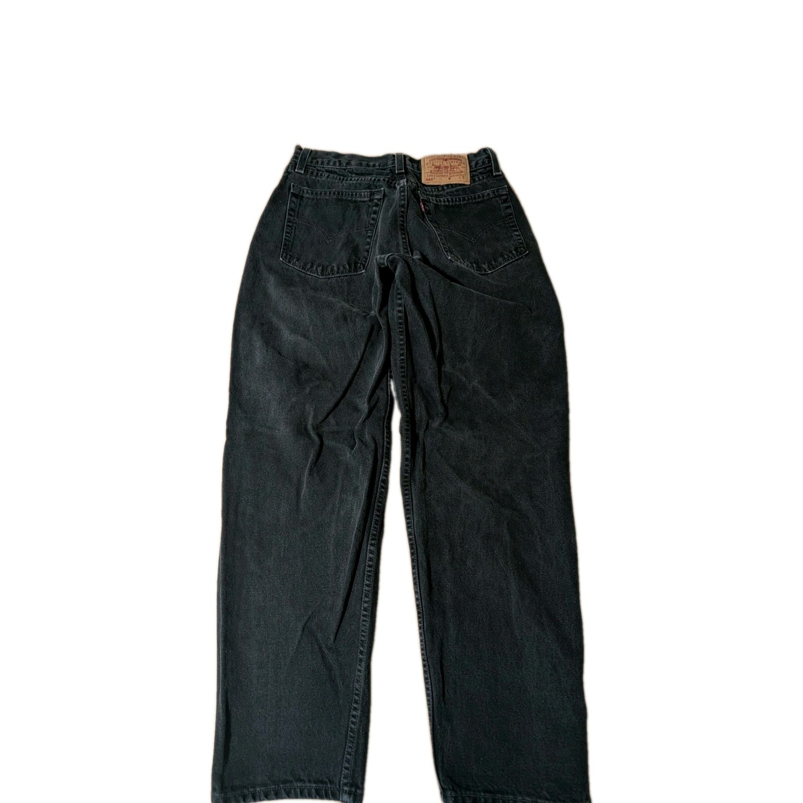 Vintage 1993 Women’s Levi’s 560 Black Denim USA Brownsville, Texas Size 29 X 29