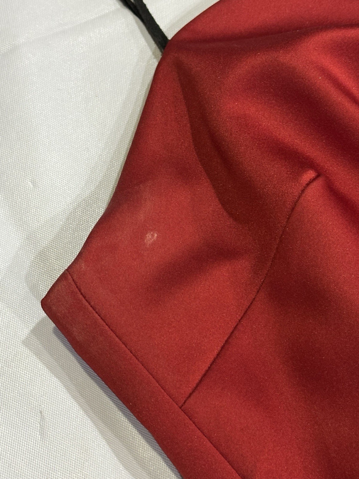 Michaelangelo Prom Dress Red/Maroon Maxi Strapless With Shawl Size-12