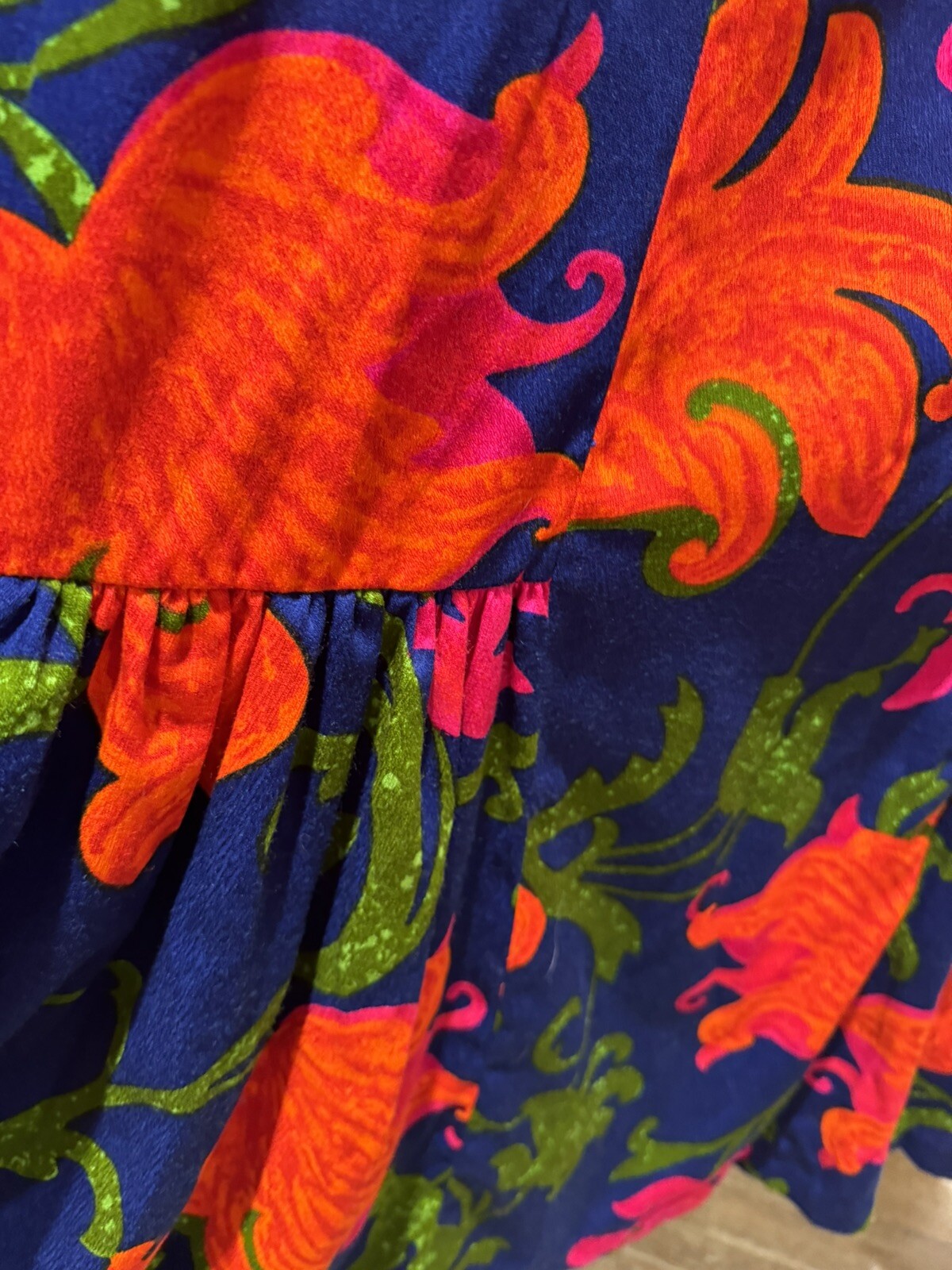 Waltah Clarke’s Vintage Hawaiian 60s Sleeveless Maxi Dress – US Size 9/10