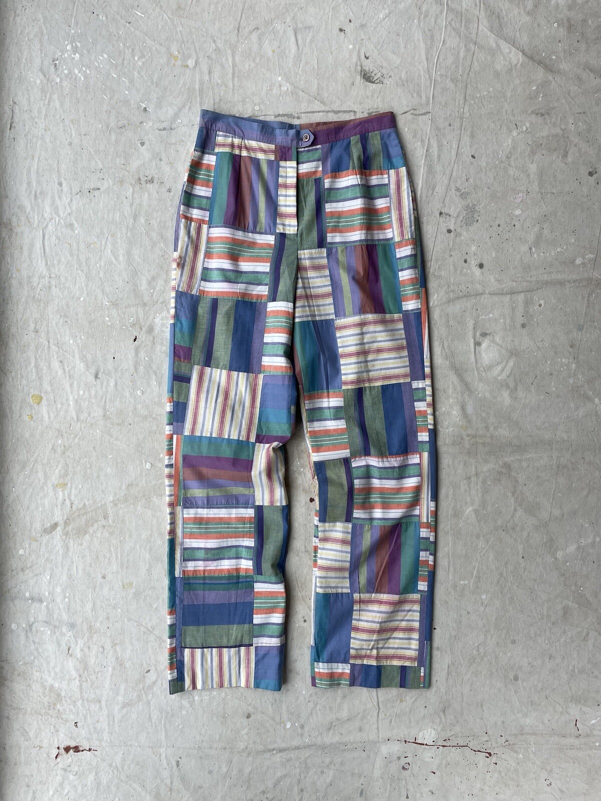 VINTAGE Gt Boston Indian Madras Pants 31×33