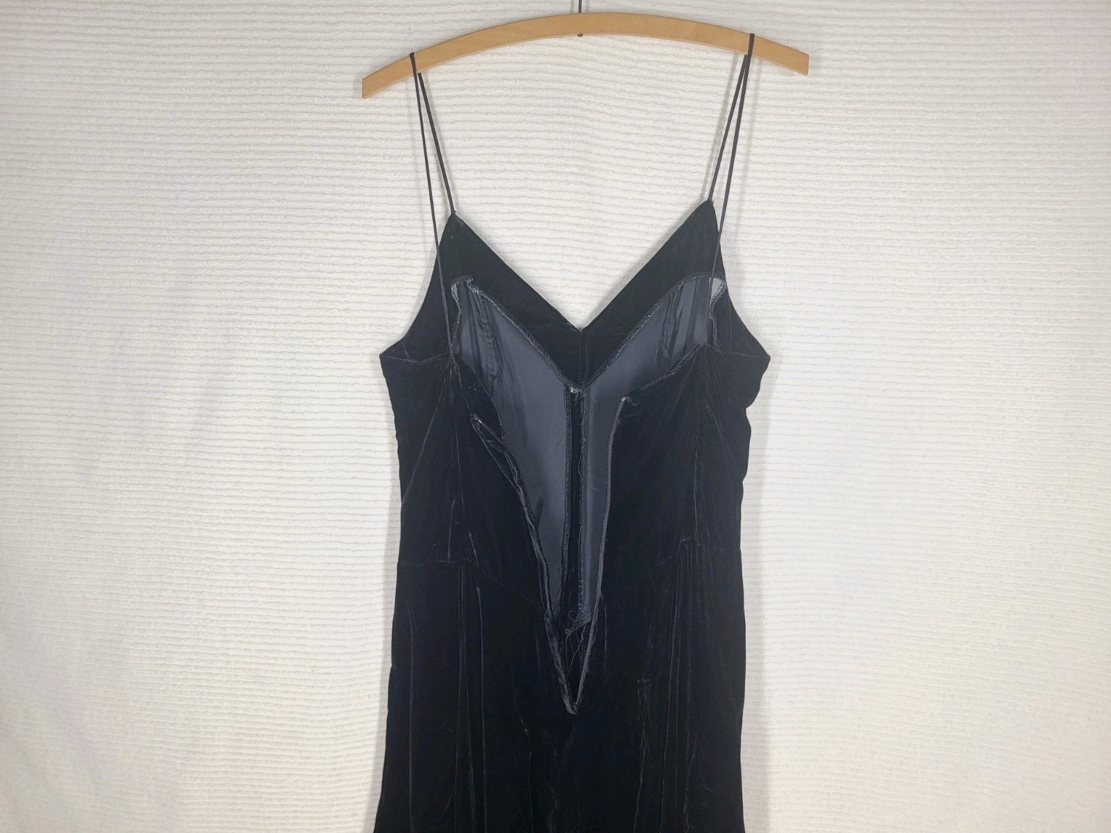 Vintage 70s Velvet Party Dress Princess Seam Circle Skirt Sylvia Stevens Disco