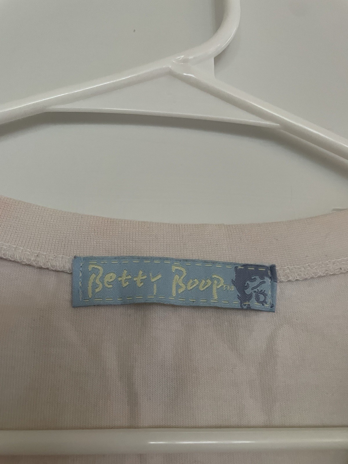 Vintage Betty Boop Cotton V-Neck Shirt Women’s Small / Medium Y2K, Retro