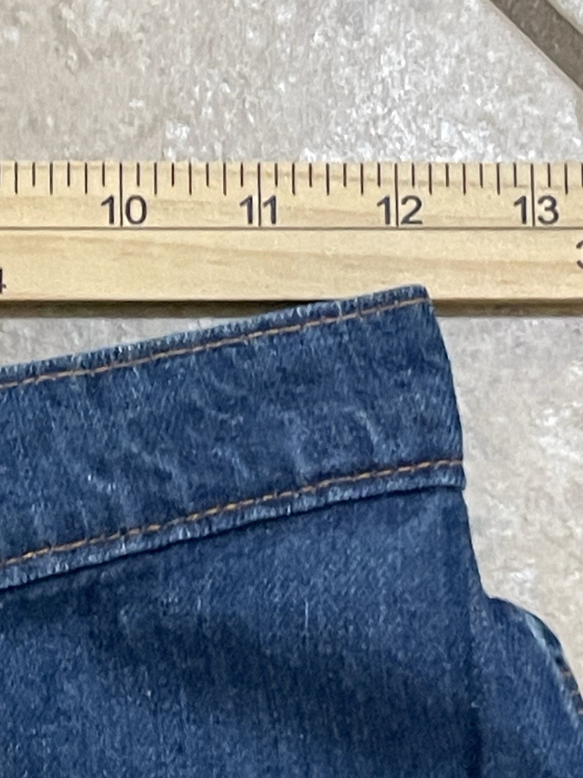 Vtg Levi’s White Label Orange Tab Jeans Custom 24×27 Scovill Zipper Snap Button